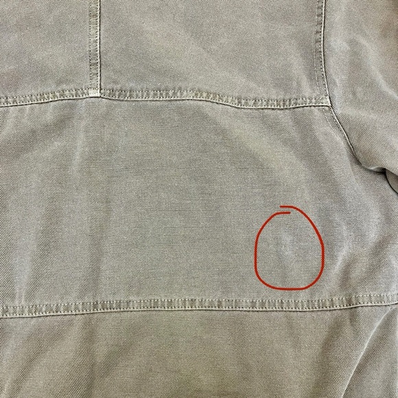 Vintage Gramicci Button Up Floral Embroidered Sherpa-Lined Barn Coat - Size L - Picture 10 of 11